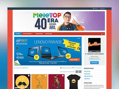 Online Shop Directory: Themes 06 1200px bootstrap catalog ecommerce grid header homepage landing product shop sidebar web