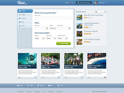 Tiket.com Unreleased Beta version 2011