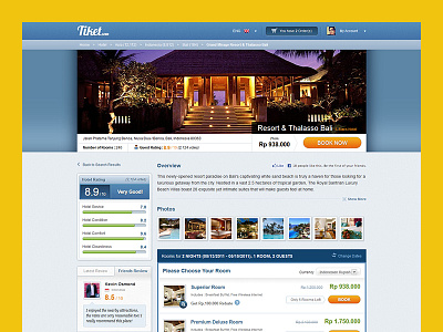 Tiket.com Hotel Detail Page 2011 classic css detail header hotel html slide tiket.com travel