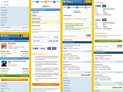 Tiket.com Mobile Checkout Page calssic checkout css form html mobile order responsive tiket.com web