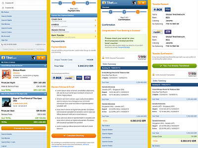 Tiket.com Mobile Checkout Page