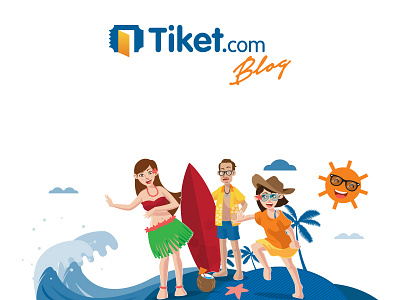 Tiket.com Blog blog css html landing official page ticket tiket.com travel wordpress