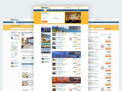 Tiket.com Hotel Page css detail page flat ui form hotel html landing page list page search result tiket.com travel