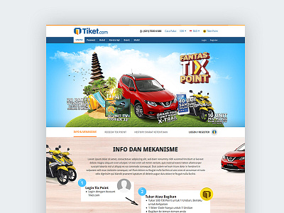 Tiket.com FantasTIX Point Page