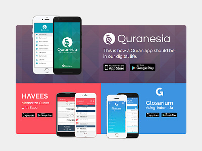 Rimbunesia Landing Page android app app store home ios landing mobile osx web