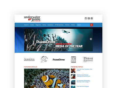 Website of Scuba Diving