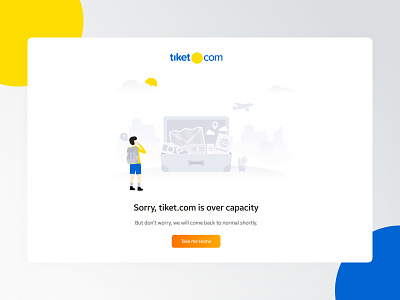 New tiket.com 404 page 404 css desktop error page web