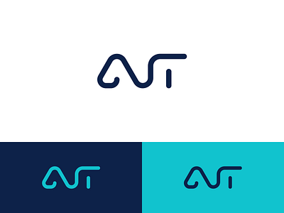 ANT branding design lettering line logo monogram typography