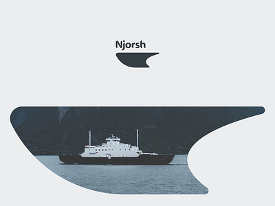 Njorsh Logo ~ Experimental design logo random ship shipping