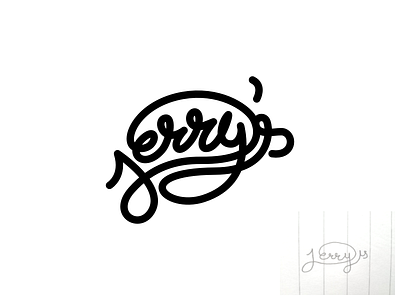 jerry's ~ Lettering