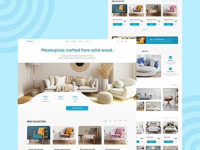 FUTURA | Furniture Website | Landing Page