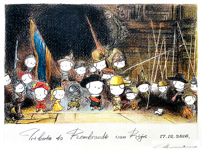 Tribute to Rembrandt van Rijn