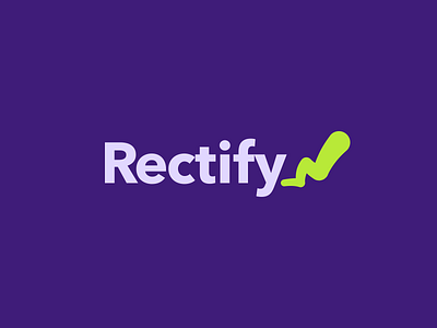 Rectify Logo branding logo minimal