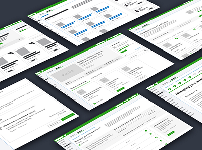 Wireframe Inspiration: Low and High fidelity mix branding courses cpe credits elearning exams lessons modules prototype ui ux ux design wireframe