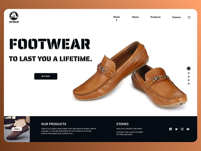 Foot Ware web Design branding design designs minimal new typography ui ux web website