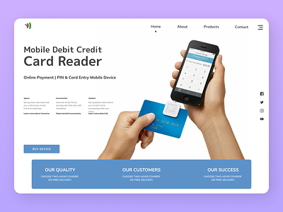 Debit Card Payment branding design designs new training typography ui ux web website