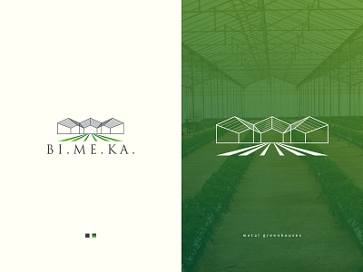 Metal Green houses logo