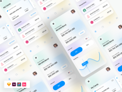 Free wallet app UI adobe illustrator adobe photoshop adobe xd figma illustator psd sketch