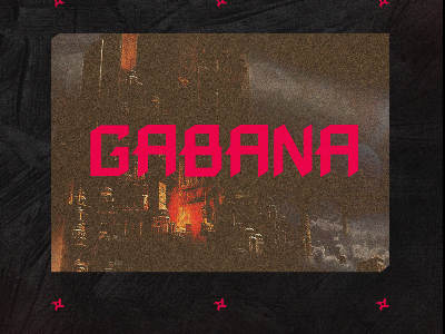 free gabana font