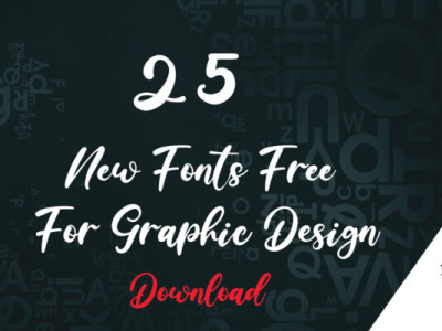 25 Best font for graphic design