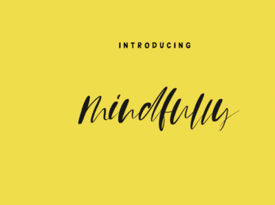 Mindfully Free Font adobe illustrator adobe photoshop adobe xd adobexd figma freebie graphicdesign logo sketch uiux