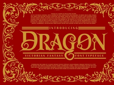 Dragon Free Font adobe illustrator adobe photoshop adobe xd adobexd figma free ui graphicdesign illustration sketch uiux