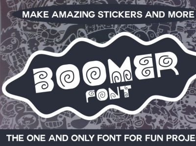 Boomer Fun Font for Cute Projects Free adobe illustrator adobe photoshop adobe xd adobexd figma free psd freebie graphicdesign sketch uiux