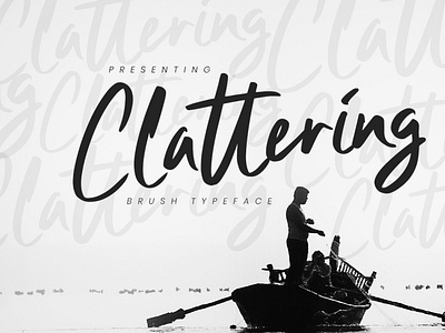 Clattering Brush Free Font