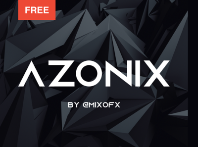 Azonix Free Font adobe illustrator adobe photoshop adobe xd adobexd figma free psd freebie graphicdesign sketch uiux