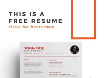 Free resume template