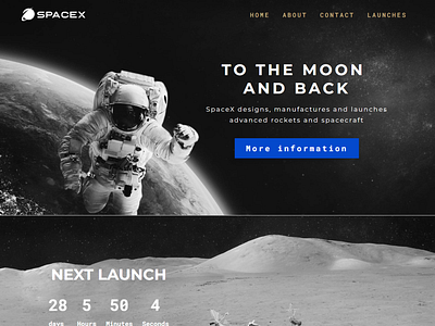 space website html css