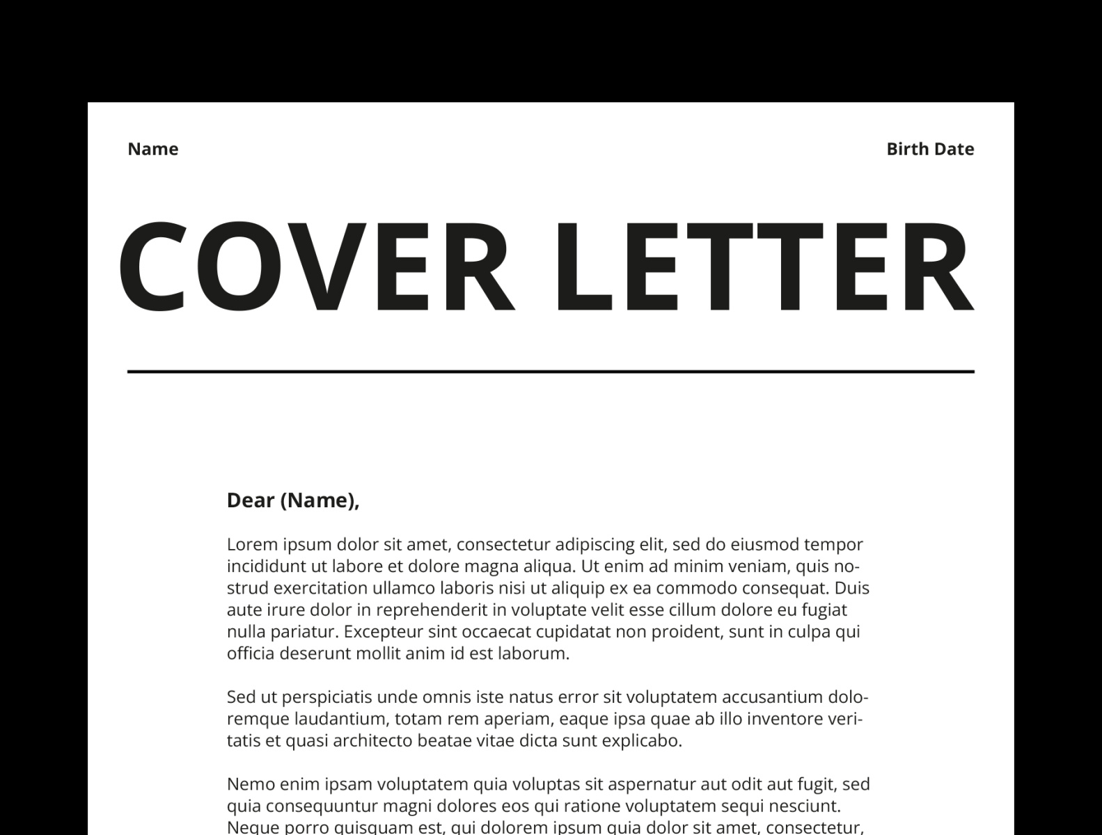 cover letter example switzerland