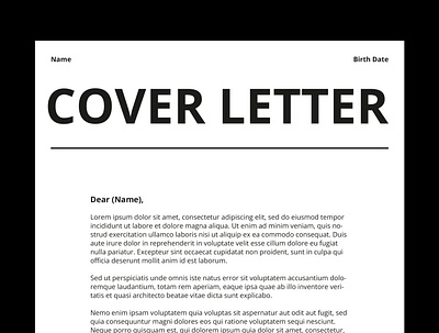 Swiss Style Cover Letter Template a4 clean cover letter cover cover letter cover letter design cover letter template creative design designer cover letter designer resume flat indesign minimal minimalistic modern professional swiss swiss style template typography