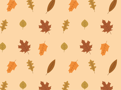 Autumn Leaves Seamless Pattern autumn autumn pattern clip art colorful cozy design fall flatdesign for sale garden graphic design illustration leaves nature pattern patterns seamless seamless pattern season vector