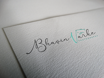 Bhavin Varke Photography Logo Design Mockup1