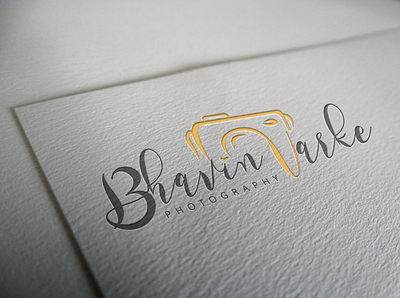 Bhavin Varke Photography Logo Design Mockup2 branding design graphic design icon illustration logo vector