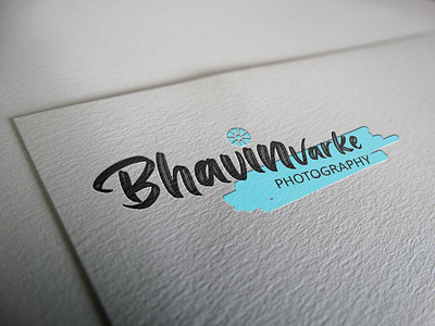 Bhavin Varke Photography Logo Design Mockup3