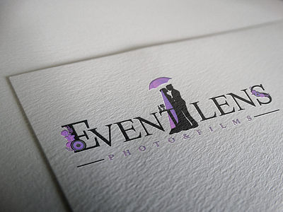 Event Lens Photo & Films Logo Design Mockup1