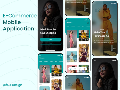 E-commerce App appdesign application graphic design mobileapp shopping ui uidesign ux uxdesign