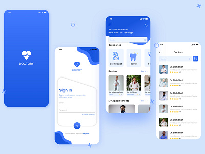 Medical/Doctor App app app design application doctor app logo medical app mobile app ui ui design ux ux design