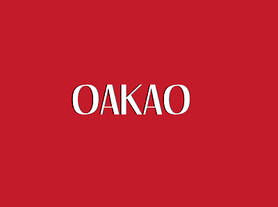 oakao day7 branding clothing dailylogochallenge design logotext oakao text