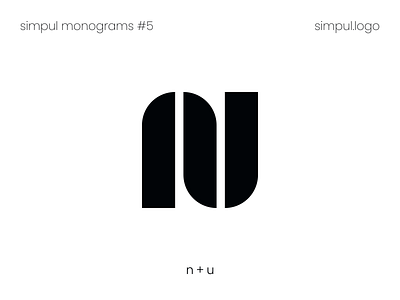 simpul monograms #5 adobe illustrator brand branding design logo logo design minimal minimalist logo monogram monogram logo simpul