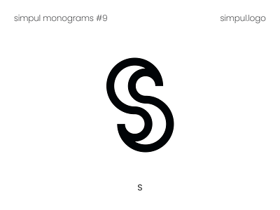 simpul monograms #9 adobe illustrator brand creative dailylogo dailylogodesign design logo logo design logodesigner logotype minimal minimalist logo monogram monogram logo s letter logo simple simpul symbol typeface typo