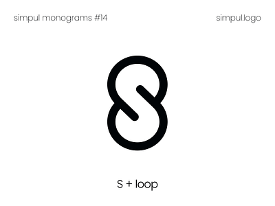 simpul monograms #14 adobe illustrator brand brandmark dailylogo dailylogodesign graphicdesign logo logo design logoconcept mark minimal minimalist minimalist logo modern monday monogram monogram logo s letter logo s logo s monogram