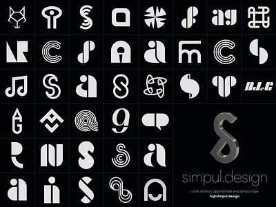 simpul design logofolio 2020 3d abstract adobe illustrator brand branding clean flatdesign graphic identity logo logo design logodesign logofolio logosale mark minimal monogram style symbols visual