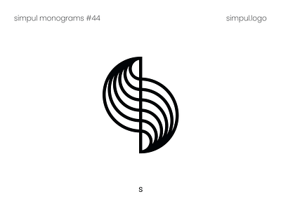 S Monogram adobe illustrator brand branding curves daily dailylogo design logo logo design logodesign logos logoset logotype minimal minimalist logo monogram s s logo spiral symbol
