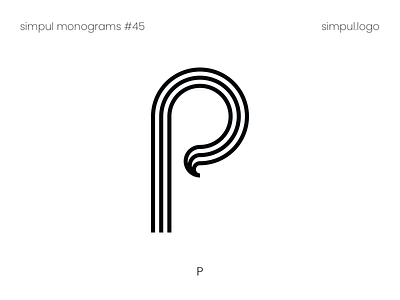 P Monogram