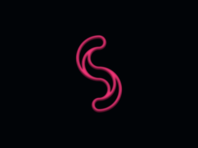 S monograms adobe illustrator brand branding creative dailylogo dailylogodesign design logo design minimal minimalist logo monogram neon lights s letter