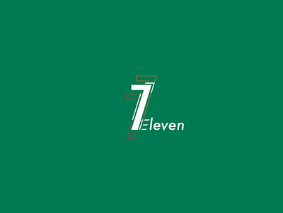 7/11 Logo redesign branding design
