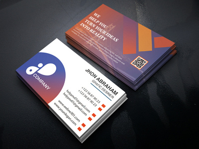 Professional Business Card [own concept work] business card design calling card cards modern business card name card professional book cover design simple business card unique business card design visiting card design
